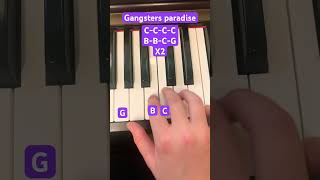 Gangsters paradise piano [upl. by Amehsat]