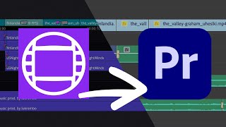 Avid Media Composer to Premiere Pro  Transfer a sequence  Tutorial [upl. by Alaehcim]