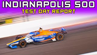 Larson Impressive in Indy 500 Test [upl. by Adnawt]