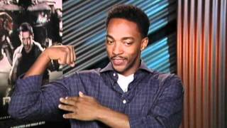 Anthony Mackie Interview  Real Steel [upl. by Enirehtacyram485]