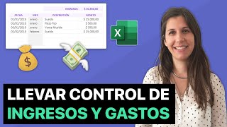 Cómo llevar control de ingresos y gastos en Excel [upl. by Reldnahc]