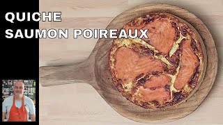 Recette quiche saumon poireaux [upl. by Olram]