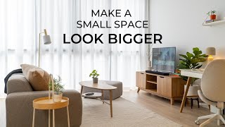 12 Design Tips For Small Spaces  How To Make It Look amp Feel Bigger [upl. by Elnora]