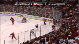 2008 Playoffs Pit  Det  Game 5 OT Highlights [upl. by Cowie776]