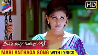 SVSC Songs  Mari Anthaga Song with lyrics  Mahesh Babu  Samantha [upl. by Egamlat]