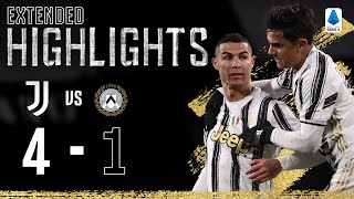 Juventus 41 Udinese  Clinical Finishing from CR7 Dybala amp Chiesa  EXTENDED Highlights [upl. by Devine]