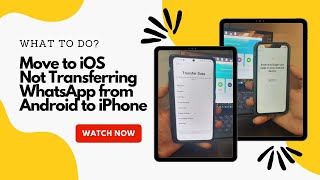 Move to iOS Not Transferring WhatsApp from Android to iPhone Here is the alternate solution [upl. by Dinsdale]