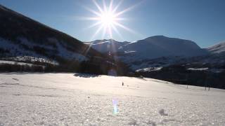 A beautiful day to quotpulkquot in Norway [upl. by Ylellan]