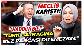 Meclis fena karıştı CHPli Başarır çileden çıktı quotTürk bayrağına bez parçası diyemezsinquot [upl. by Barny]