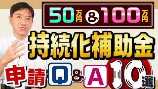 持続化補助金『申請のポイントＱ＆Ａ １０選』〈21年9月時点〉 [upl. by Eecart158]