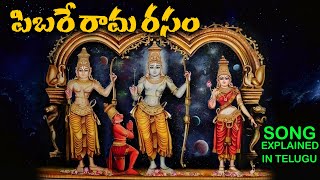 Pibare Rama Rasam  Song Explained in Telugu [upl. by Eirret]