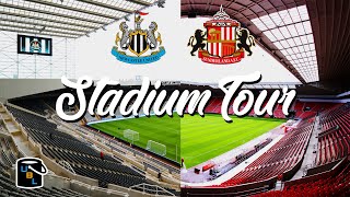 ⚽ Newcastle vs Sunderland  St James Park amp Stadium of Light  Stadium Tour [upl. by Lareena]