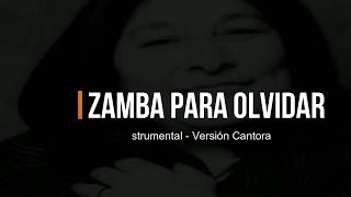 Zamba para olvidar  Instrumental  Cantora  Karaoke [upl. by Ahseneuq]