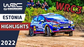 WRC Rally Highlights  WRC Rally Estonia 2022  WRC3 Friday [upl. by Eeraj]