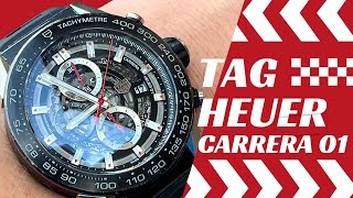 TAG Heuer Carrera 01 Chronograph After Six Years Of Use [upl. by Ahselyt]