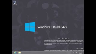 Taking a look at Windows 8 Build 8427 [upl. by Assela]