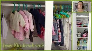 Unser Baby Kleiderschrank  gabelschereblog [upl. by Aleahcim636]