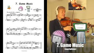 7 Game Music martellato for 2 violas [upl. by Michale]