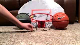 Nike mini basketballs and Sklz pro minm hoop street ball edition XL Review [upl. by Noyes303]