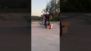 Feebles are much easier on my tendinitis than 5050s lol bmxfreestyle bmx learning [upl. by Kaya]