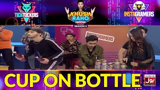 Cup On Bottle  Khush Raho Pakistan Season 4  Instagramers Vs Tick Tockers  Faysal Quraishi [upl. by Kirbie]