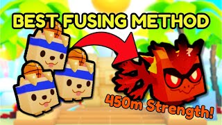 NEW BEST FUSING METHOD TO GET RAINBOW WILD FIRE AGONY IN PET SIMULATOR X [upl. by Calv]