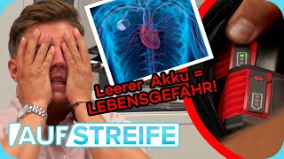 Akute Lebensgefahr Patient in Not denn Akku des Kunstherzens ist FAST LEER  Auf Streife  SAT1 [upl. by Tessy]