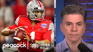 Matt Nagy wont be able to sit Justin Fields for too long  Pro Football Talk  NBC Sports [upl. by Frederic439]