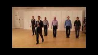 Basic Ballroom FOXTROT dance Mens timing steps featBrian Fortuna 2 of 3 [upl. by Ahseela]