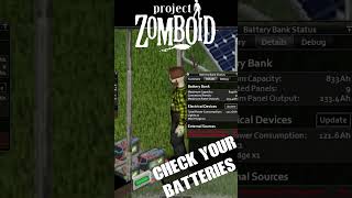 Your Batteries are DYING  Slowly mod projectzomboid [upl. by Undry]