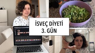 VLOG  İsveç Diyeti 3 Gün Market Alışverişi Saç Peelingi Yaptım [upl. by Doownel]