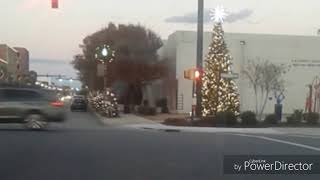 Beautiful Christmas Lights Downtown LaurinburgNorth Carolina [upl. by Eynahpets]