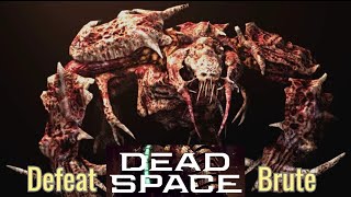 How to kill Brute amp activate the elevators in Dead Space Remake 2023 [upl. by Hajed]