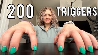 FAST amp AGGRESSIVE ASMR 200 RANDOM TRIGGERS💥 [upl. by Yliak]