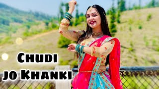 Chudi jo khanki Dance  Falguni Pathak Song  Yaad Piya ki Aane Lagi  Megha Chaube [upl. by Lenssen]