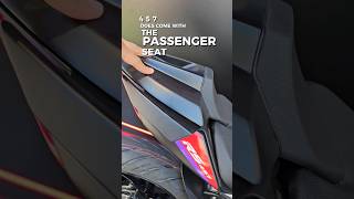 2024 Aprilia RS 457 Passenger Seat 👌 [upl. by Ayotahs]