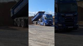 JKR SCANIA R660 Y5JKR Dumping Sand At Balmedie JKR Quarry Sped Up [upl. by Assyn921]