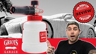 Griots BOSS FOAM CANNON Review  Best Foam Cannon for Car Detailing  Car Wash tools and tips [upl. by Nevah]