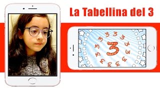 La tabellina del 3  tabellina del tre  canzoni per bambini  Sofia Del Baldo [upl. by Innavoij515]