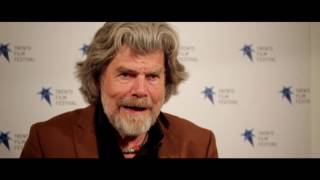 Reinhold Messner quotlalpinismo non è solo un fatto sportivoquot Intervista al 65° TFF [upl. by Changaris]