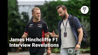 James Hinchcliffes Hilarious Take on F1 TV Life [upl. by Angus]