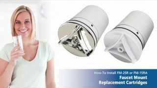 Faucet Mount Replacement Cartridge Instructions FM15RA and FM25R [upl. by Wills898]