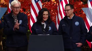 Gov Gretchen Whitmer speaks at Kamala Harris campaign event [upl. by Chadwick]