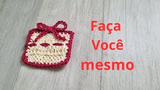 FAÇA VOCÊ MESMOENFEITE DE NATAL crocheparainiciantes [upl. by Aicnatsnoc999]