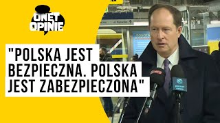 Ambasador USA w Polsce Polska jest bezpieczna Polska jest zabezpieczona [upl. by Aillemac]