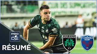 PRO D2  Résumé partie complète US Montalbanaise vs FC Grenoble Rugby  J8  Saison 20242025 [upl. by Alarise758]