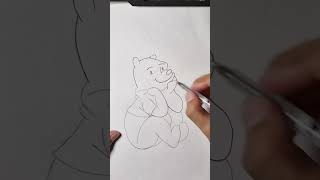 The Honey Hunt WinnieThePooh Disney art drawing sketching [upl. by Ahseya510]