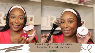 How to apply the Elf Camo powder foundation for beginners [upl. by Ahsitneuq]