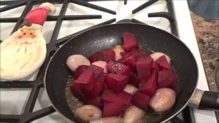 Sauteed Red Beets with Shallots [upl. by Allis]