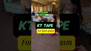 Expert Tips for Using KT Tape on Back Pain [upl. by Lyrehc]